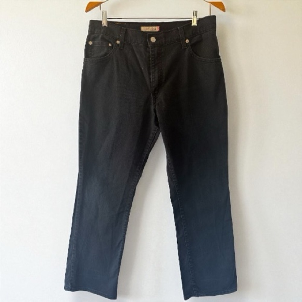 Levi’s 550 Women’s Black relaxed bootcut Jeans Size 12 misses black - Picture 3 of 10